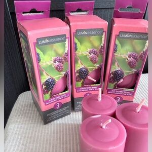 Berry Pink Scented Votive Candles - 4 Pack